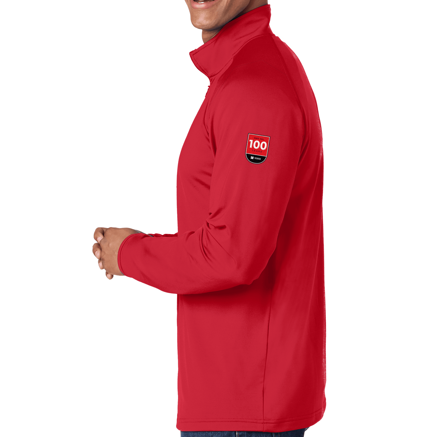 100 Years- Sport-Tek Sport-Wick Stretch 1/2-Zip Pullover