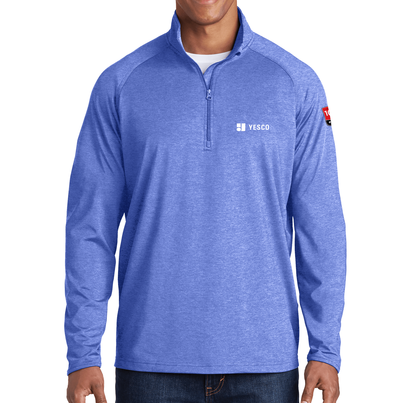 100 Years- Sport-Tek Sport-Wick Stretch 1/2-Zip Pullover