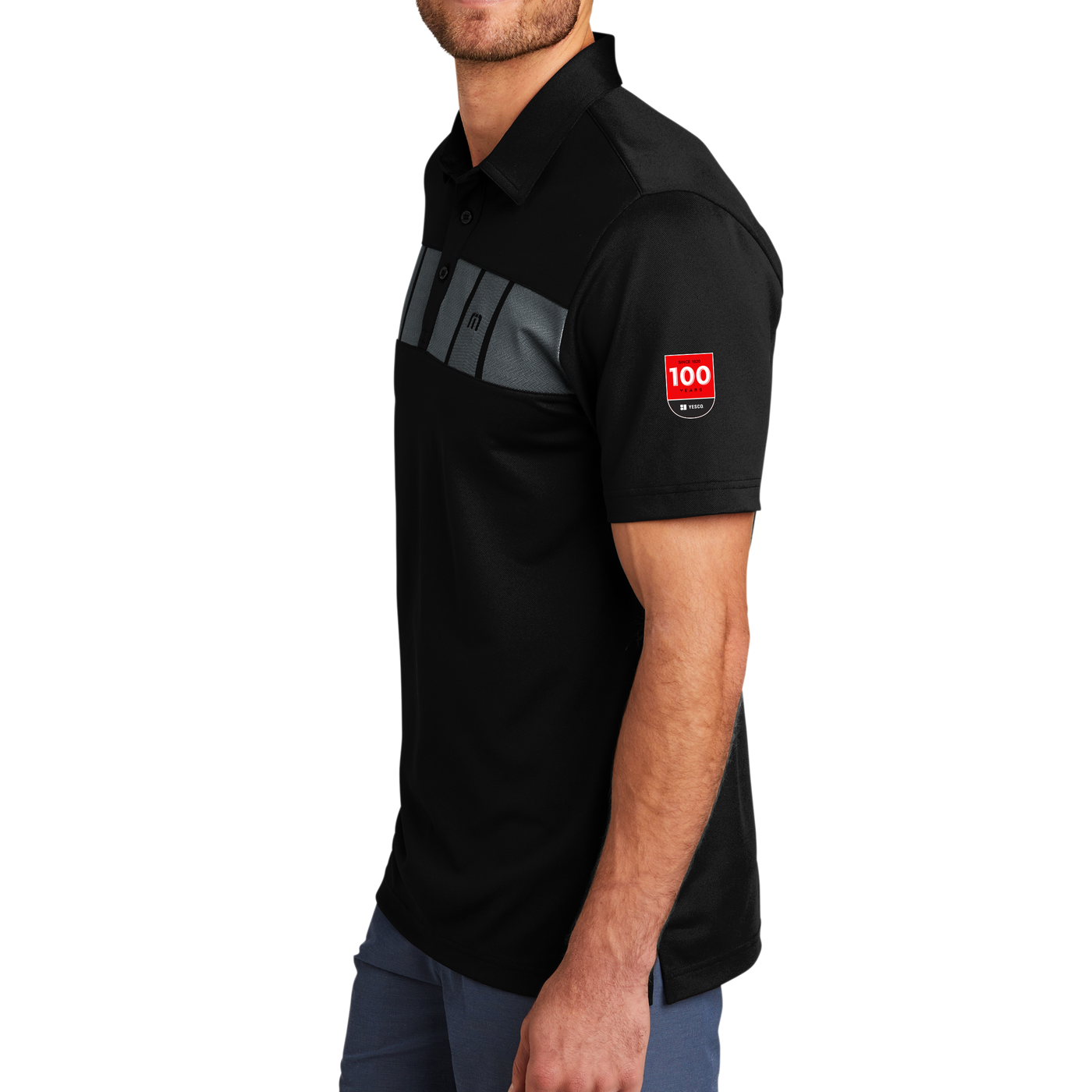 100 Years - TravisMathew Cabana Chest Stripe Polo