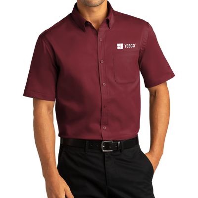 Port Authority® Short Sleeve SuperPro React™Twill Shirt