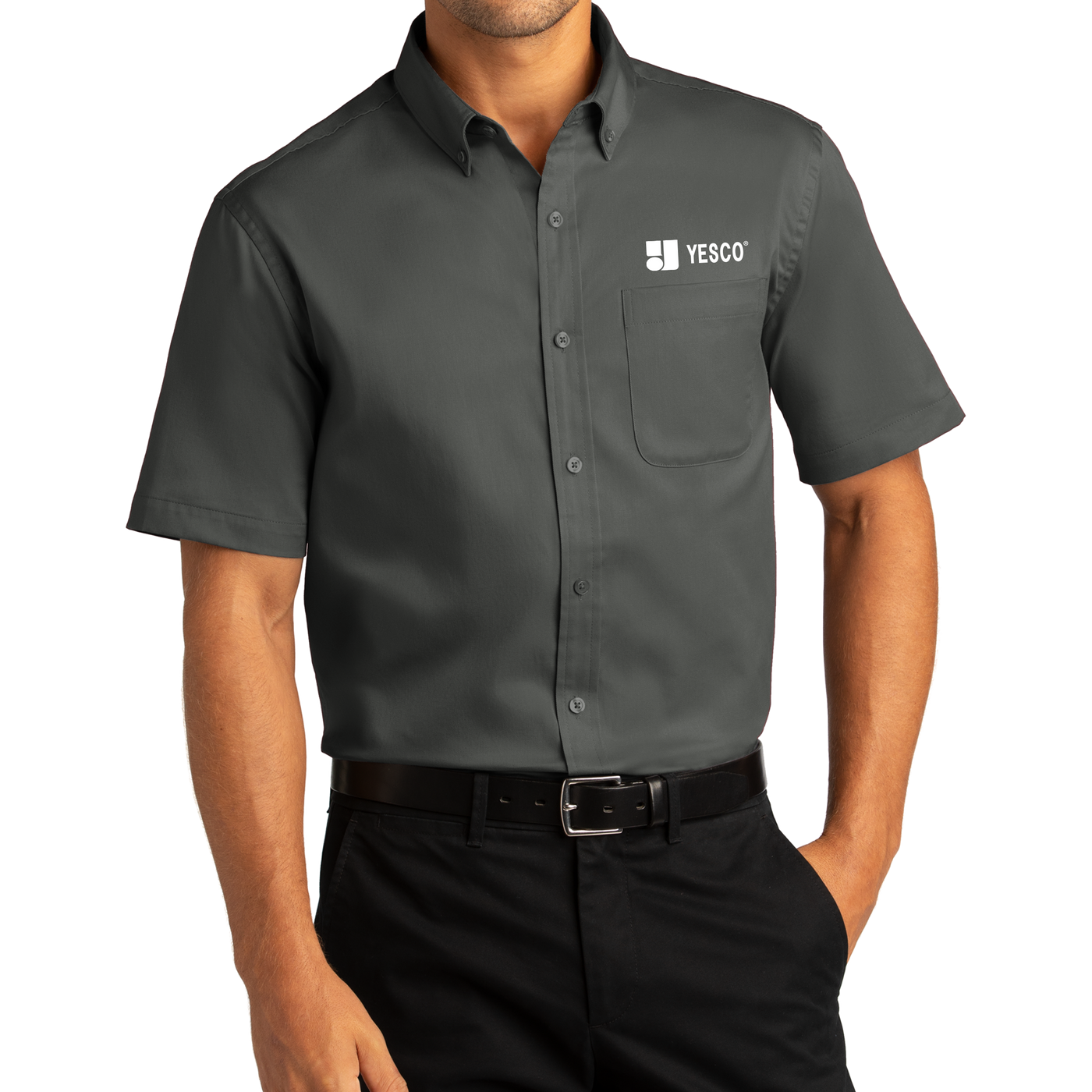 Port Authority® Short Sleeve SuperPro React™Twill Shirt